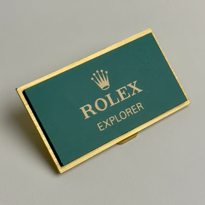 Rolex Explorer Display Plaque For Watch Enthusiasts | Luxe Tribute