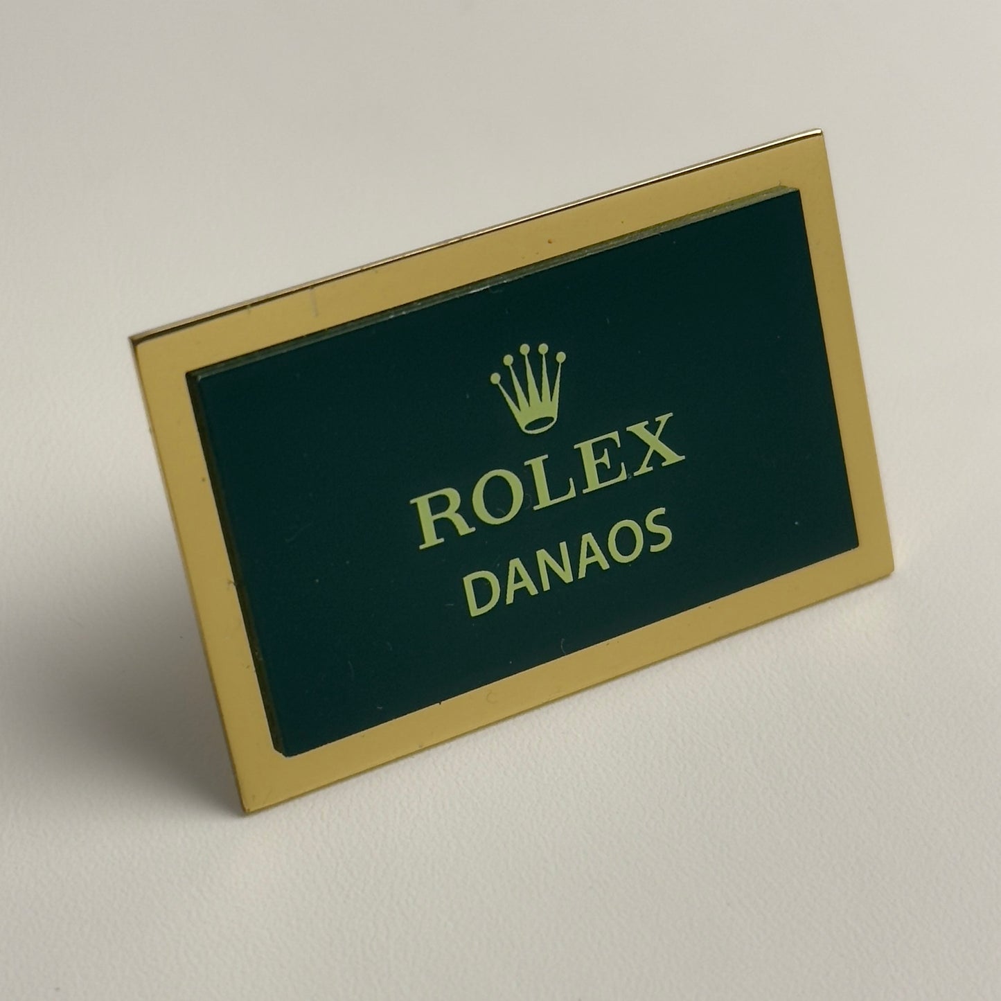 Rolex Danaos Display Plaque | Limited Edition Collectible For Rolex Watch Enthusiasts