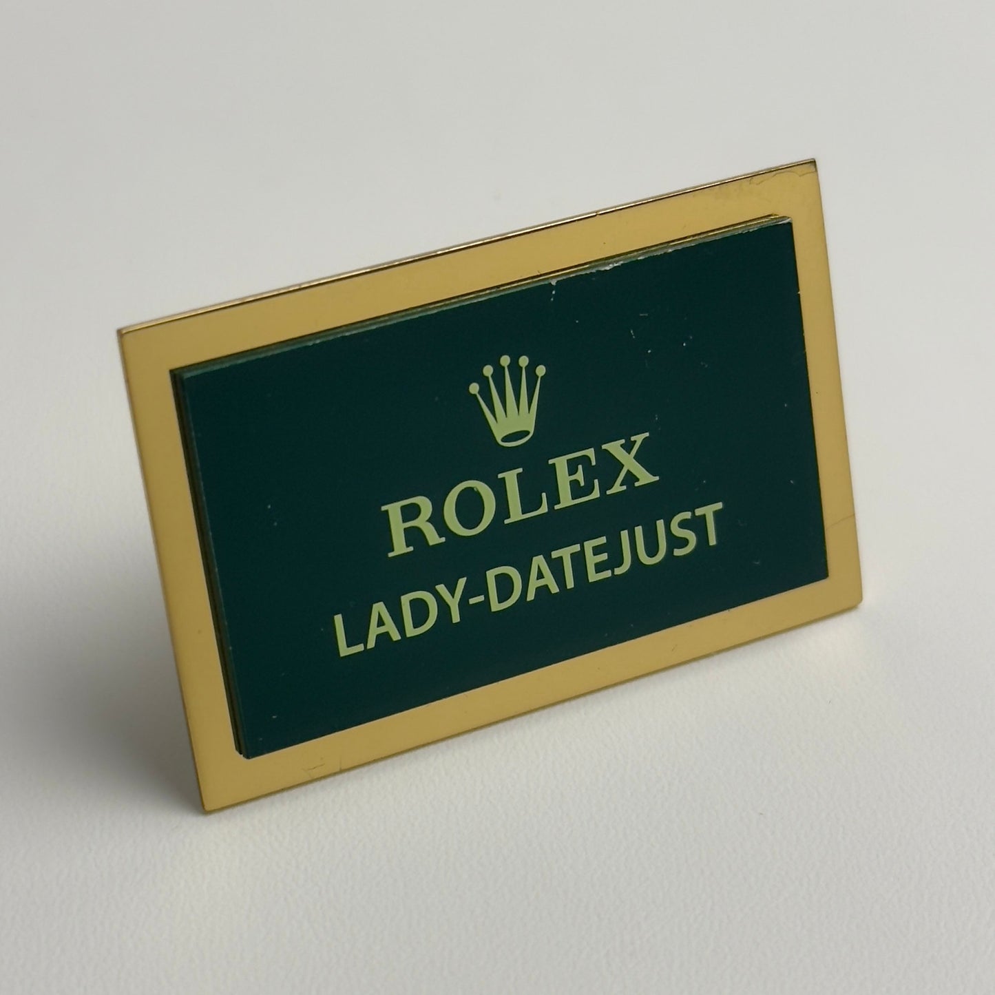 Rolex Lady-Datejust Display Plaque | Elegant Collectible For Rolex Enthusiasts