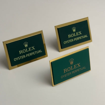 Rolex Oyster Perpetual Display Plaque For Watch Enthusiasts | Elegant Tribute Piece