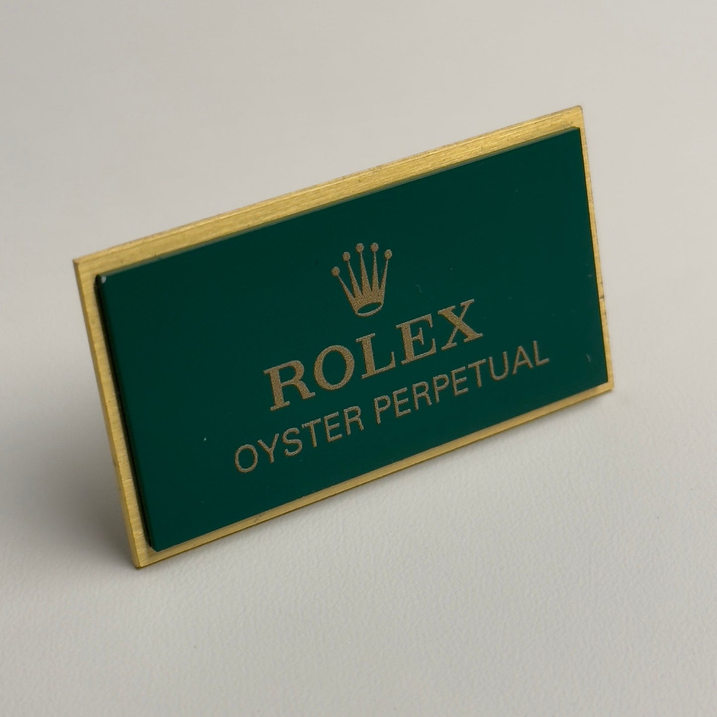 Rolex Oyster Perpetual Display Plaque For Watch Enthusiasts | Elegant Tribute Piece