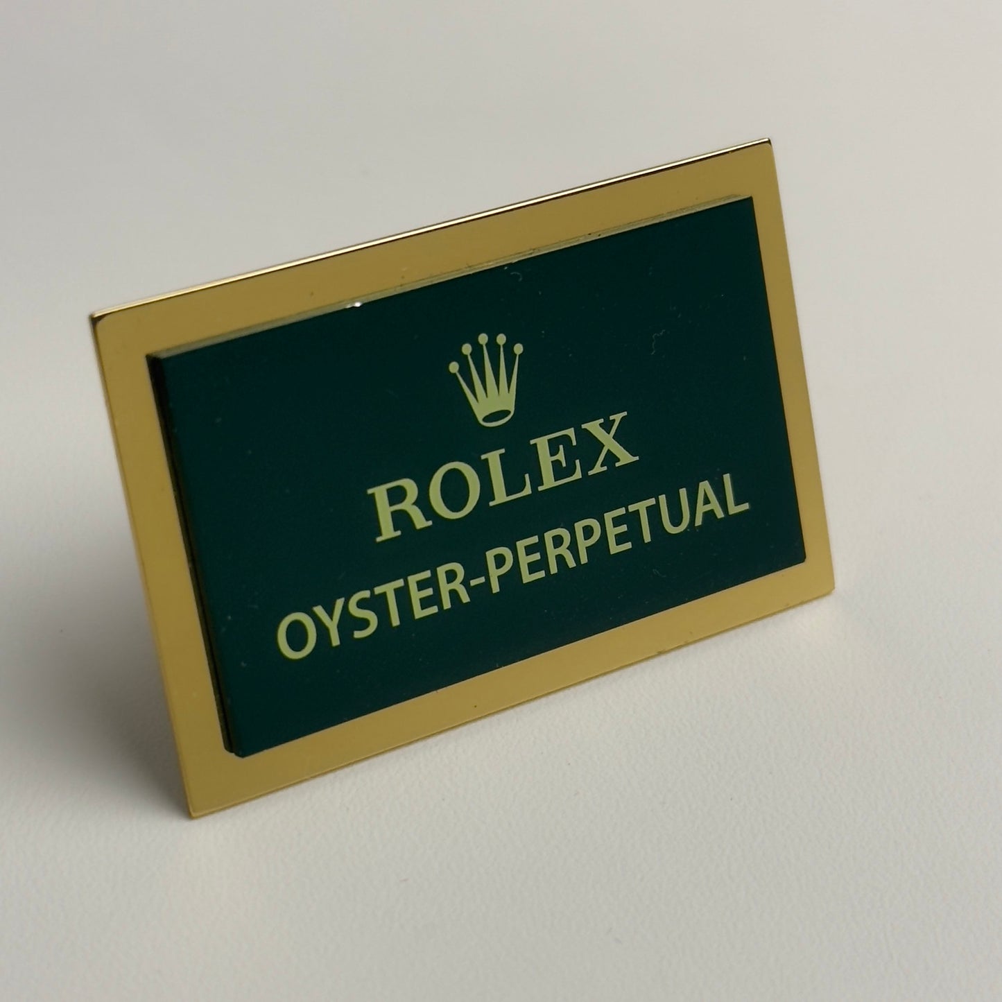 Rolex Oyster Perpetual Display Plaque For Watch Enthusiasts | Elegant Tribute Piece