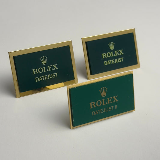 Rolex Datejust & Datejust Ii Display Plaque | Luxury Collectibles For Rolex Enthusiasts