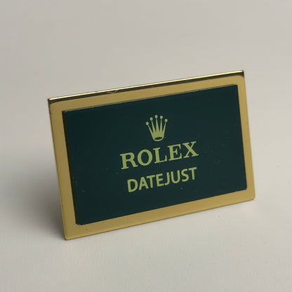 Rolex Datejust & Datejust Ii Display Plaque | Luxury Collectibles For Rolex Enthusiasts