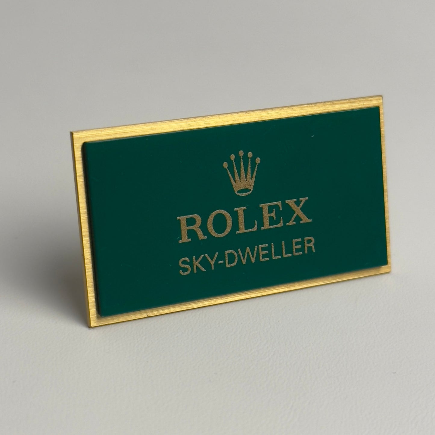 Rolex Sky-Dweller Display Plaque For Collection | Elegant Addition