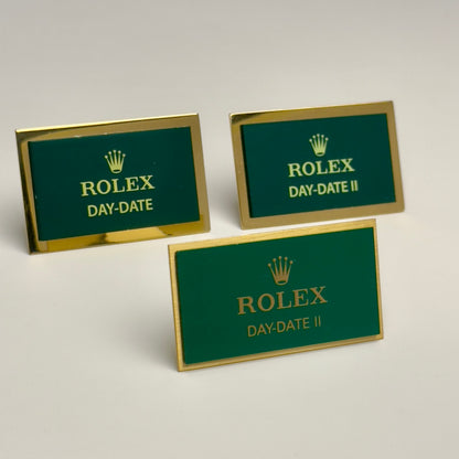 Rolex Day-Date & Day-Date Ii Display Plaque For Watch Collectors | Luxury Tribute Piece