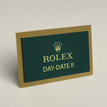 Rolex Day-Date & Day-Date Ii Display Plaque For Watch Collectors | Luxury Tribute Piece