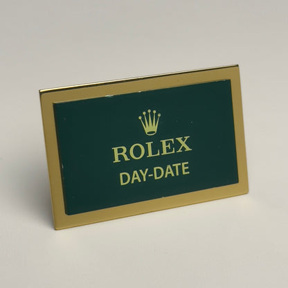 Rolex Day-Date & Day-Date Ii Display Plaque For Watch Collectors | Luxury Tribute Piece