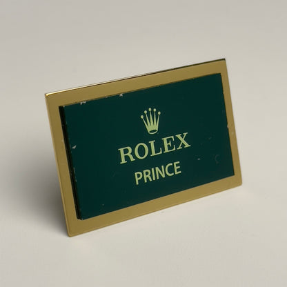 Rolex Prince Display Plaque | Elegant Tribute To Timeless Elegance