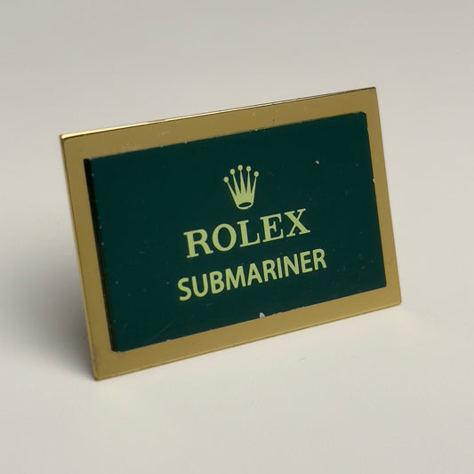 Rolex Submariner Display Plaque For Luxury Collections | Premium Quality