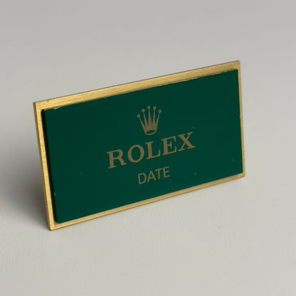 Rolex Date Display Plaque For Collectors | Luxe Timeless Accent