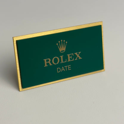 Rolex Date Display Plaque For Collectors | Luxe Timeless Accent