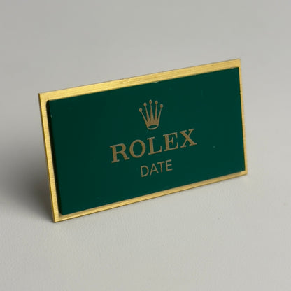 Rolex Date Display Plaque For Collectors | Luxe Timeless Accent