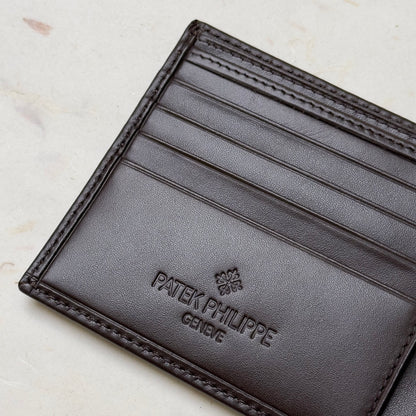 Patek Philippe Leather Bifold Wallet For Elegance | Timeless Calatrava