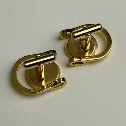 Rolex Vintage Enamel Cufflinks For Sophisticated Style