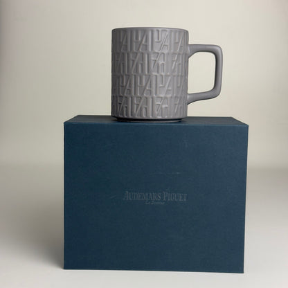 Audemars Piguet Grey Monogram Ceramic Vip Mug For Luxury Collectors | Swiss Gift