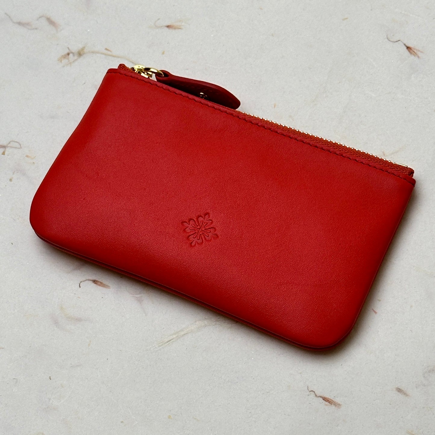 Patek Philippe Crimson Leather Cardholder With Mirror Finish | Luxury Accessory