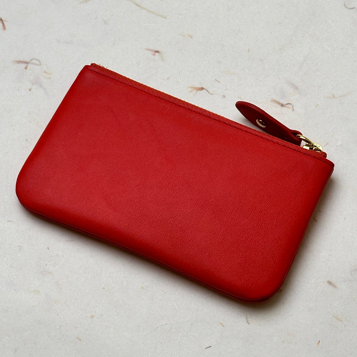 Patek Philippe Crimson Leather Cardholder With Mirror Finish | Luxury Accessory