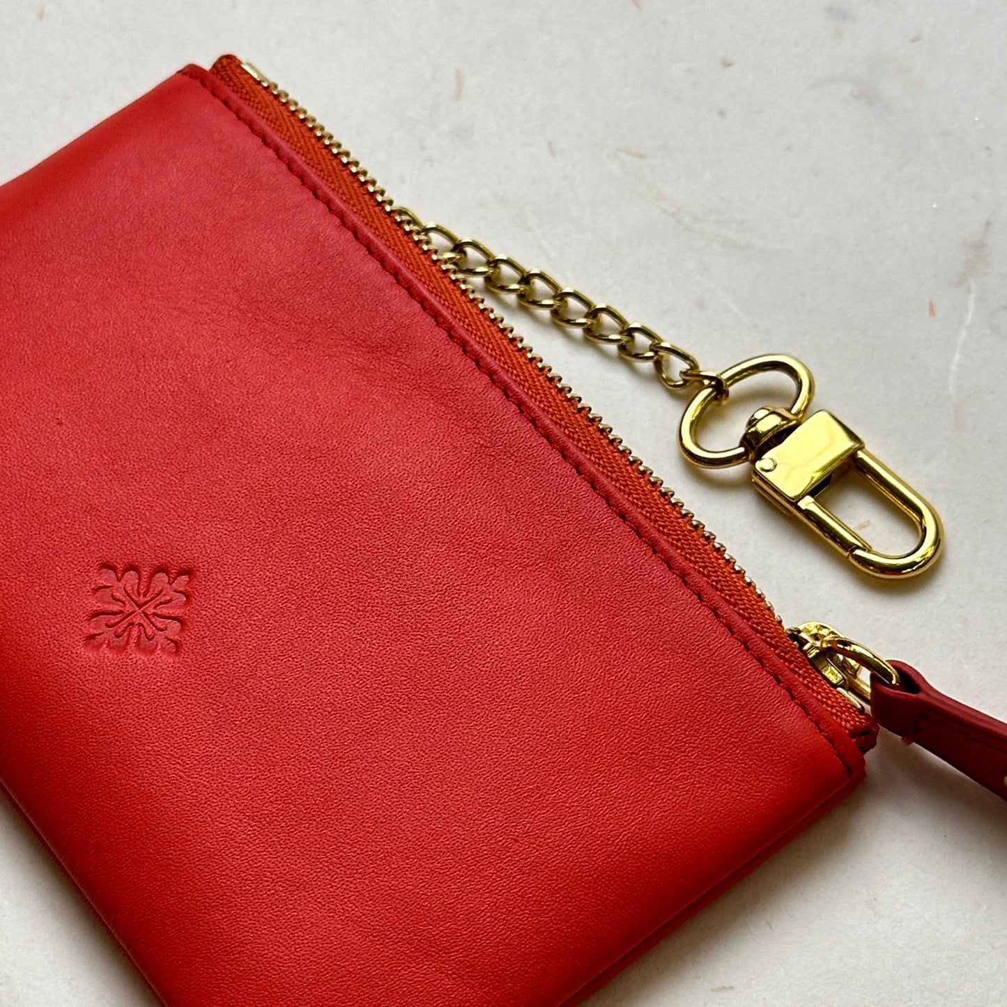 Patek Philippe Crimson Leather Cardholder With Mirror Finish | Luxury Accessory