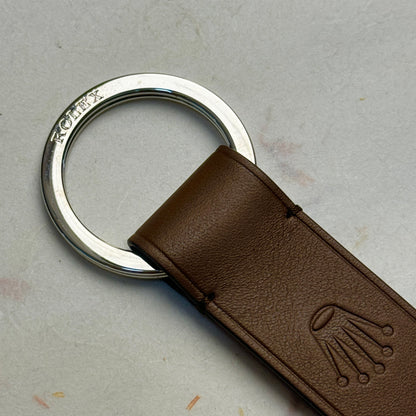 Rolex Brown Leather Keyring For Vips | Baselworld 2017 Gift