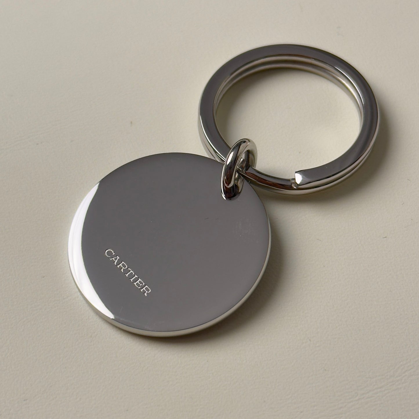 Cartier Luxury Polished Silver Keychain For Elegance | Exclusive Design