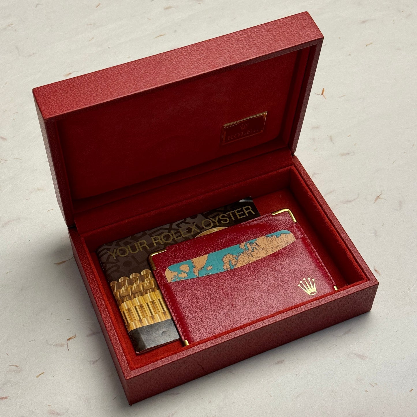 Rolex Vintage Red Watch Box For President & Datejust Models | Luxetime