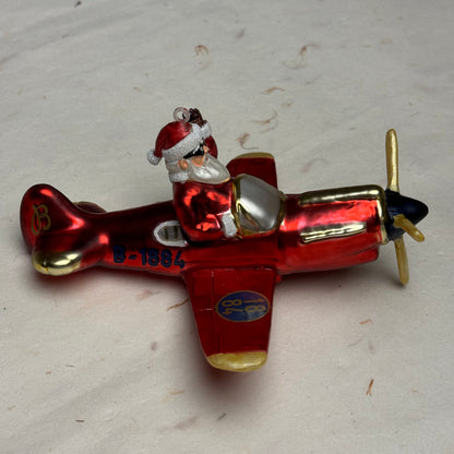 Breitling Santa Christmas Ornament – Airplane Propeller Decoration For Festive Holiday Decor