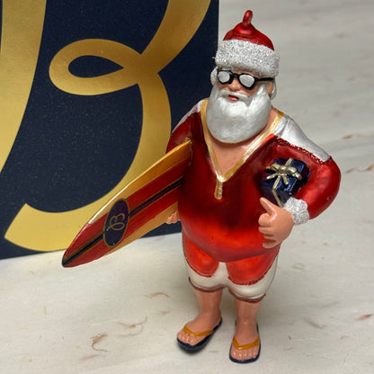 Breitling Surfin' Santa Ornament For Christmas 2023 | Handmade Decor For Festive Holiday Cheer