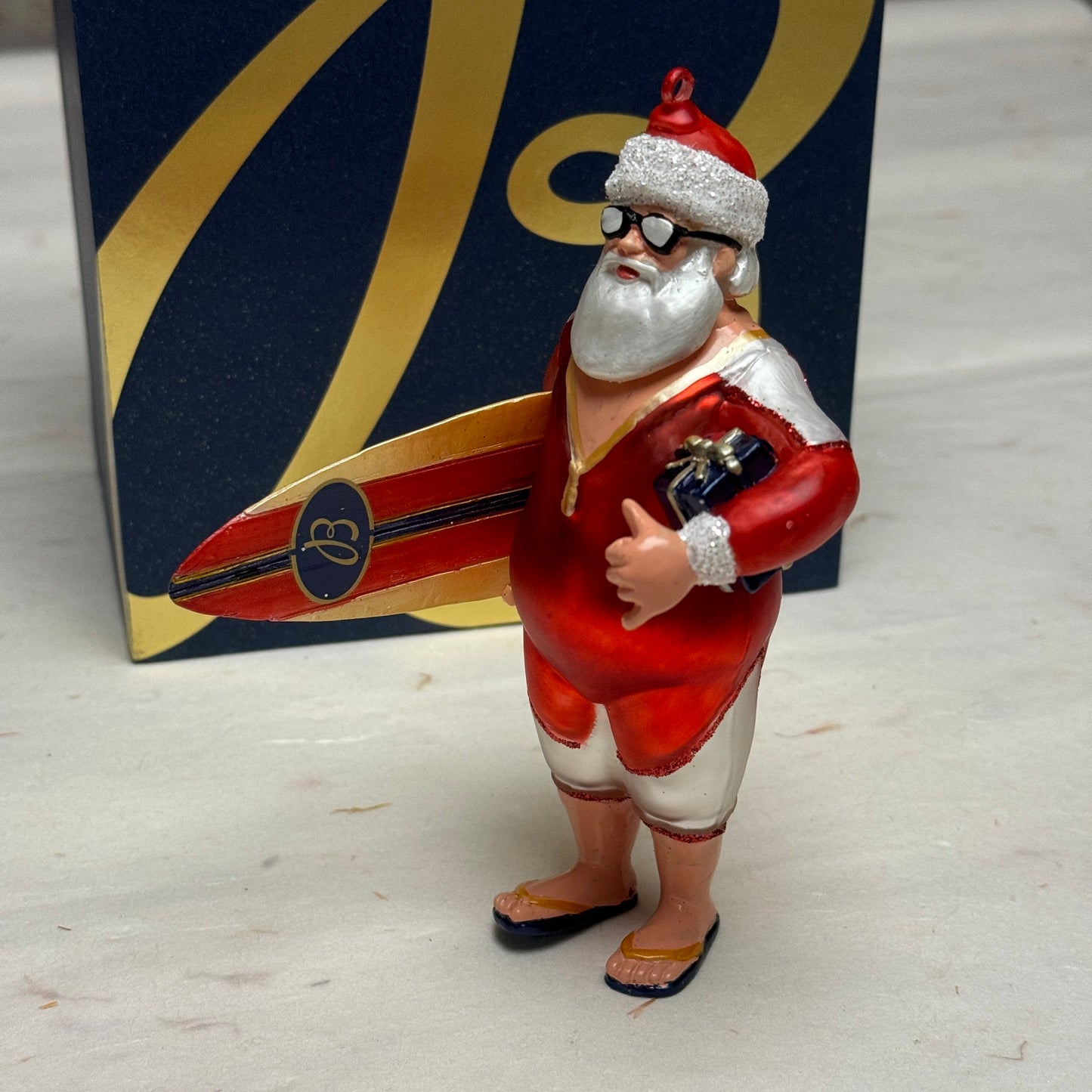 Breitling Surfin' Santa Ornament For Christmas 2023 | Handmade Decor For Festive Holiday Cheer