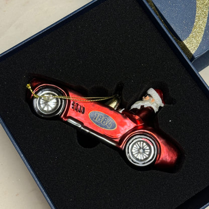 Breitling Santa Racecar Ornament - Premium Holiday Decoration | Limited Edition For Festive Cheer