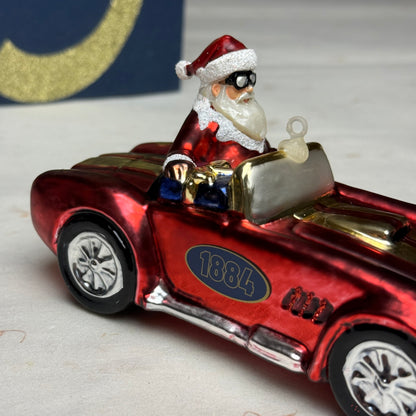 Breitling Santa Racecar Ornament - Premium Holiday Decoration | Limited Edition For Festive Cheer