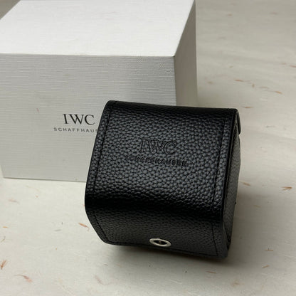 Iwc Signature Leather Watch Case For Luxury Timepieces By Iwc