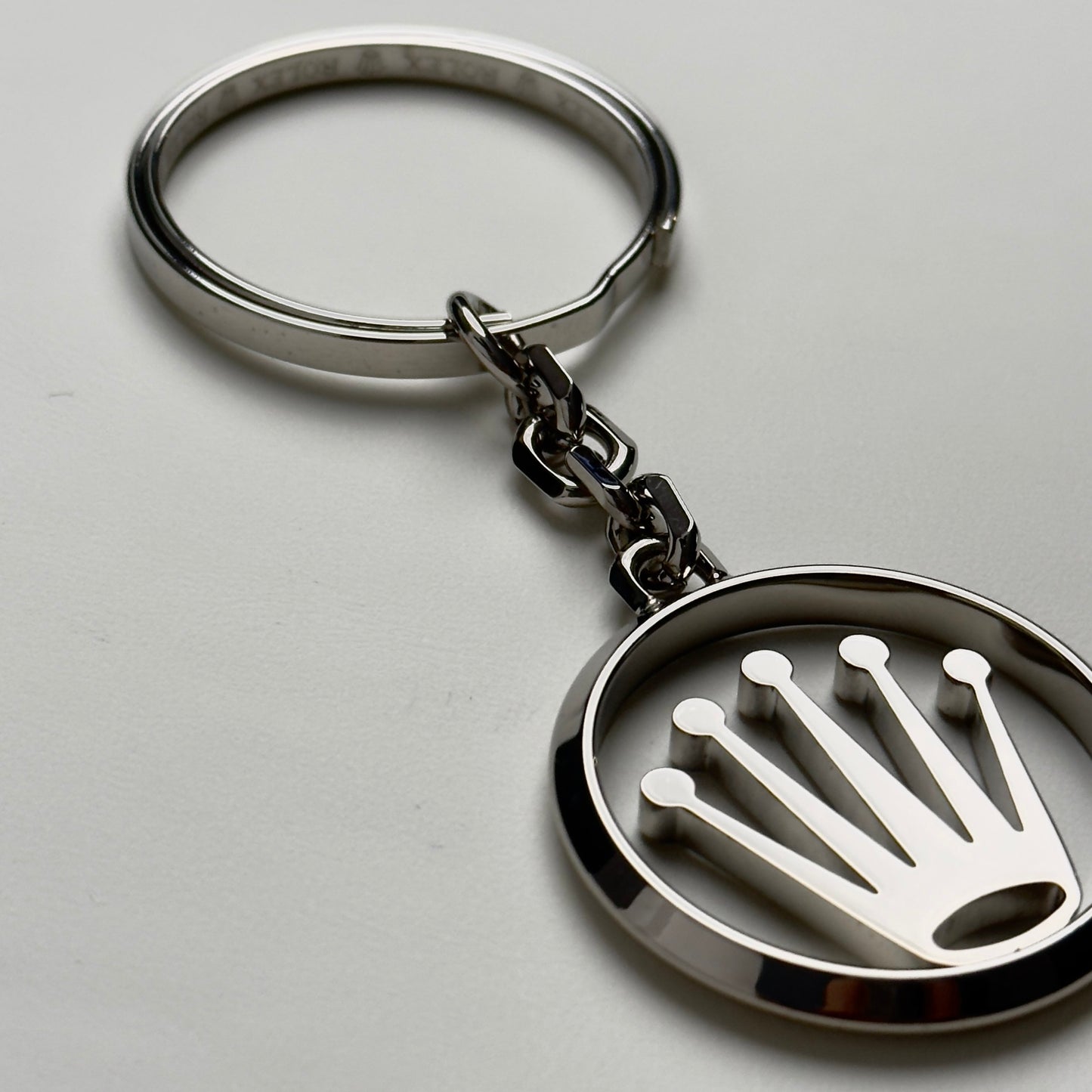 Rolex Stainless Steel Crown Keychain For Enthusiasts | 2022 Titanium Vip Gift