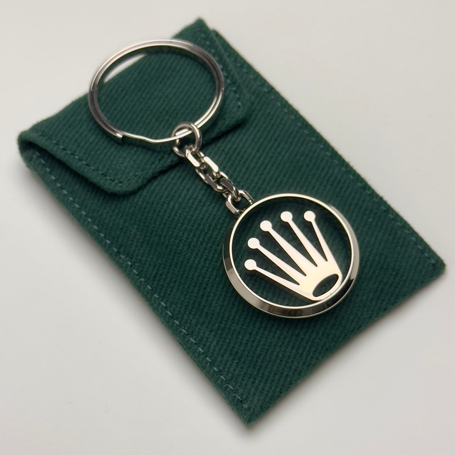 Rolex Stainless Steel Crown Keychain For Enthusiasts | 2022 Titanium Vip Gift