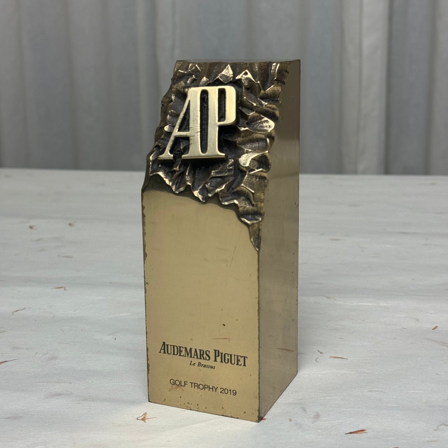 Audemars Piguet 2019 Golf Brass Trophy | Luxury Collectible Memorabilia By Ap