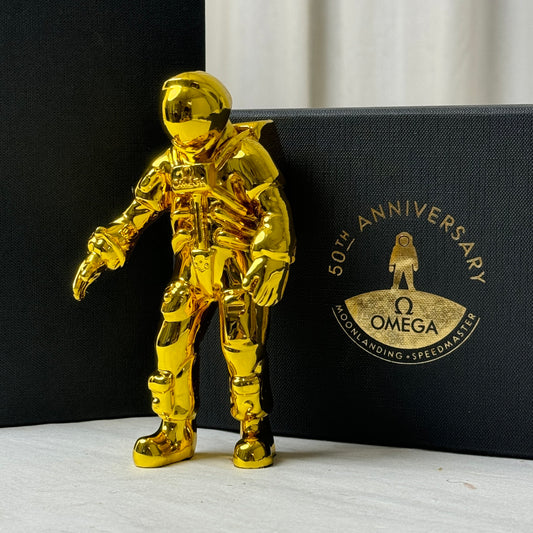 Omega Speedmaster Apollo 11 Gold Astronaut Collectible For Space Enthusiasts