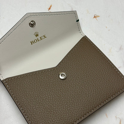 Rolex Premium Leather Flap Cardholder For Vips | Luxury Gift