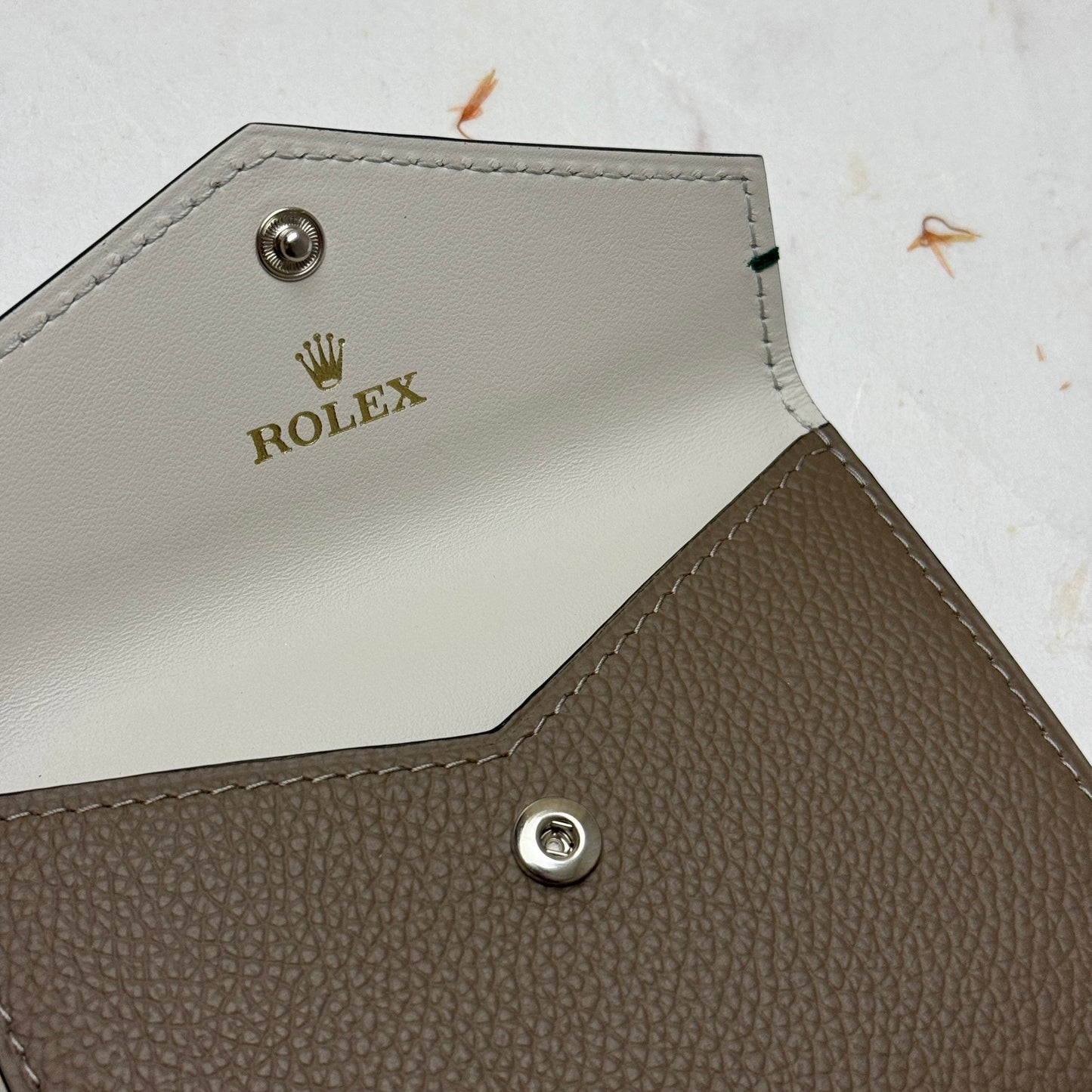 Rolex Premium Leather Flap Cardholder For Vips | Luxury Gift