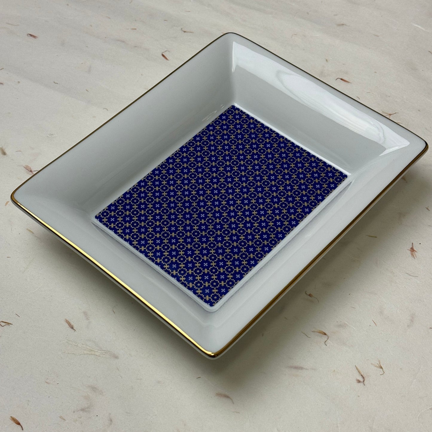 Jaquet Droz Cobalt Blue Porcelain Cigar Tray | Luxury Porcelain Collection