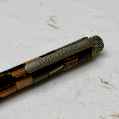 Breitling Amber Mosaic Pen With Smooth Ink Flow | Elegant Writing Instrument