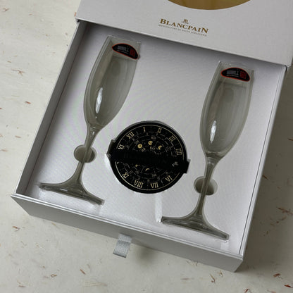 Blancpain X Riedel Villeret Wine Glass & Coaster Set | Luxury Collaboration