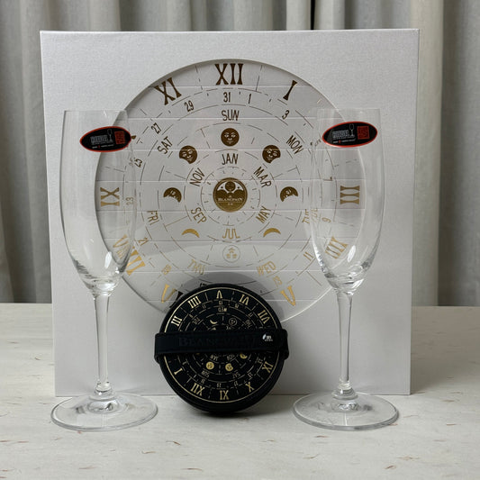 Blancpain X Riedel Villeret Wine Glass & Coaster Set | Luxury Collaboration