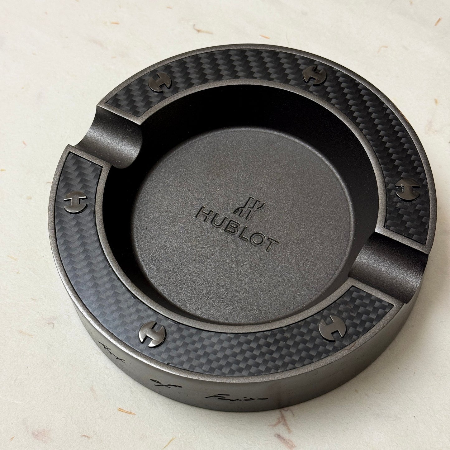 Hublot King Power Arturo Fuente Ashtray - Carbon Accents For Cigar Enthusiasts | Vip Design