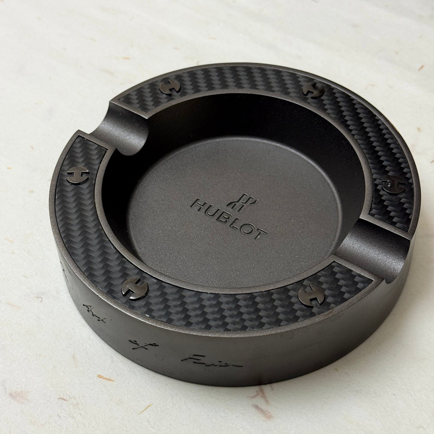 Hublot King Power Arturo Fuente Ashtray - Carbon Accents For Cigar Enthusiasts | Vip Design