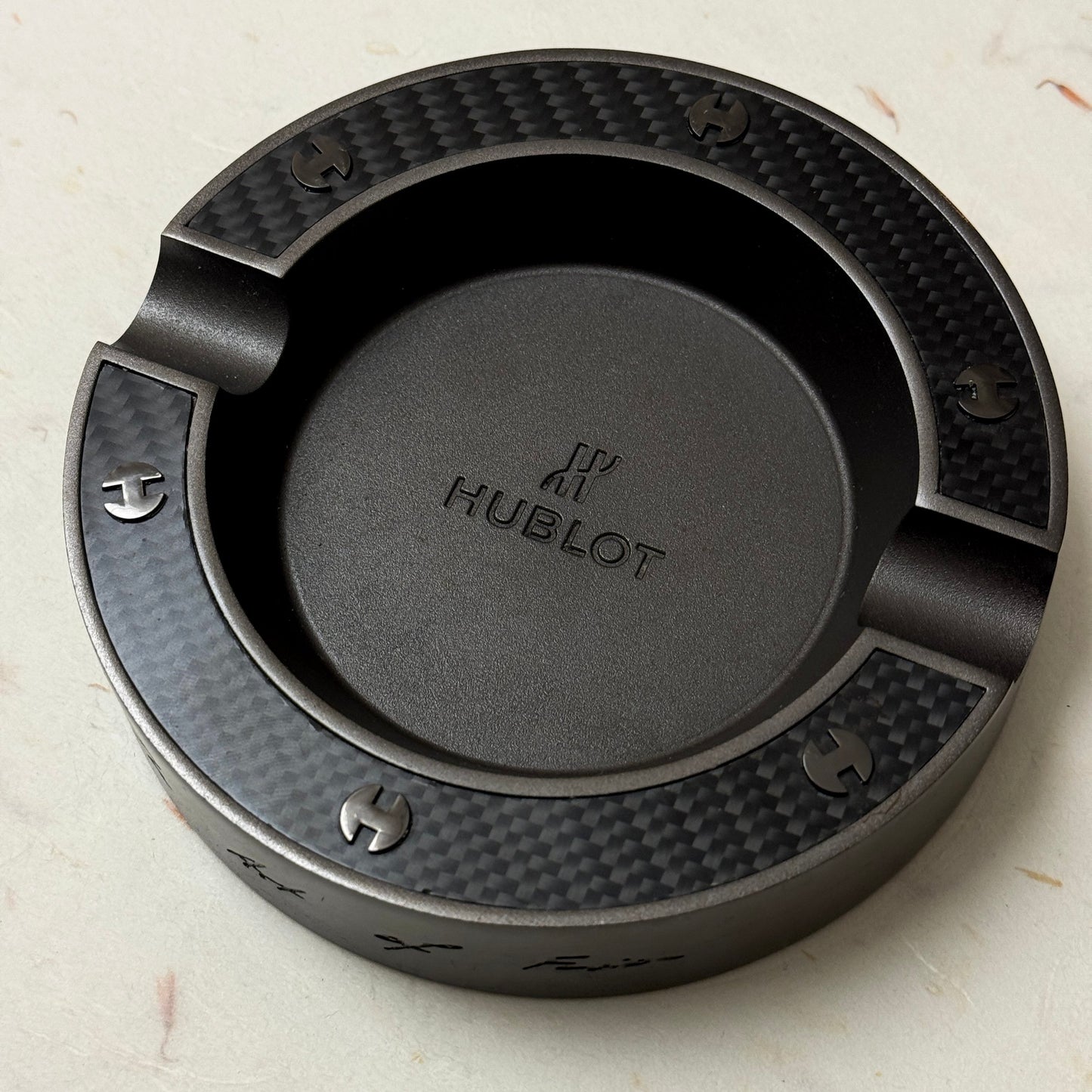 Hublot King Power Arturo Fuente Ashtray - Carbon Accents For Cigar Enthusiasts | Vip Design