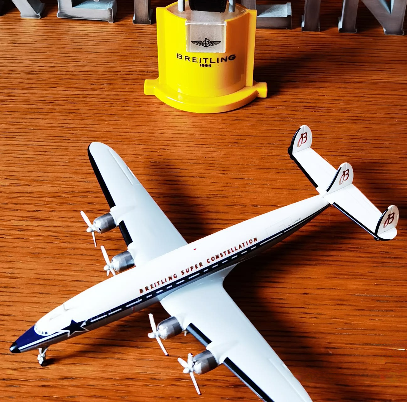 Breitling Super Constellation Model Aircraft Replica | Iconic Lockheed Design Tribute