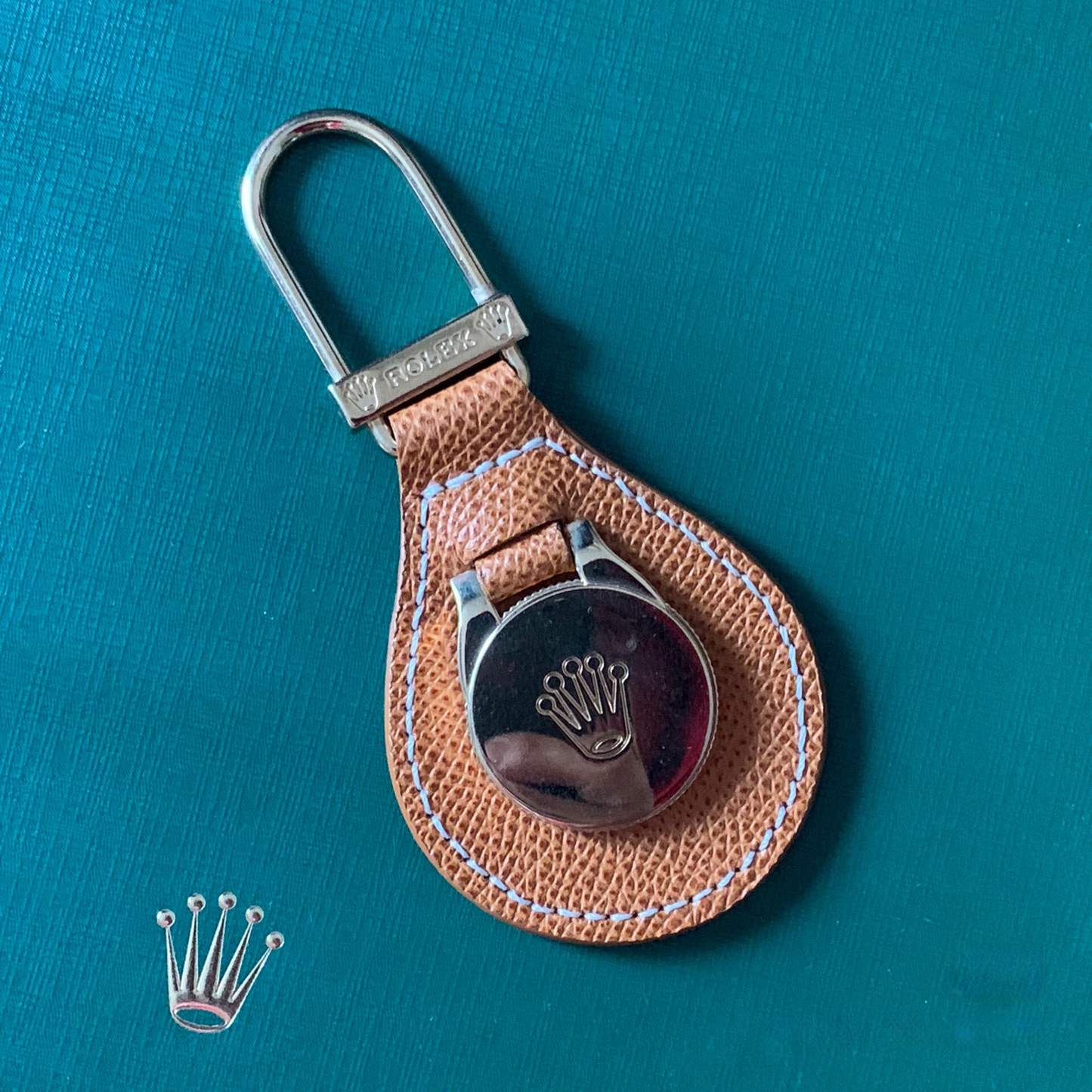 Rolex Vintage Leather Keychain & Cardholder Set | Classic Accessories