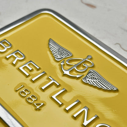 Breitling 2002-2003 Vintage Dealer Plaque For Collectors | Rare Certified Retailer Piece