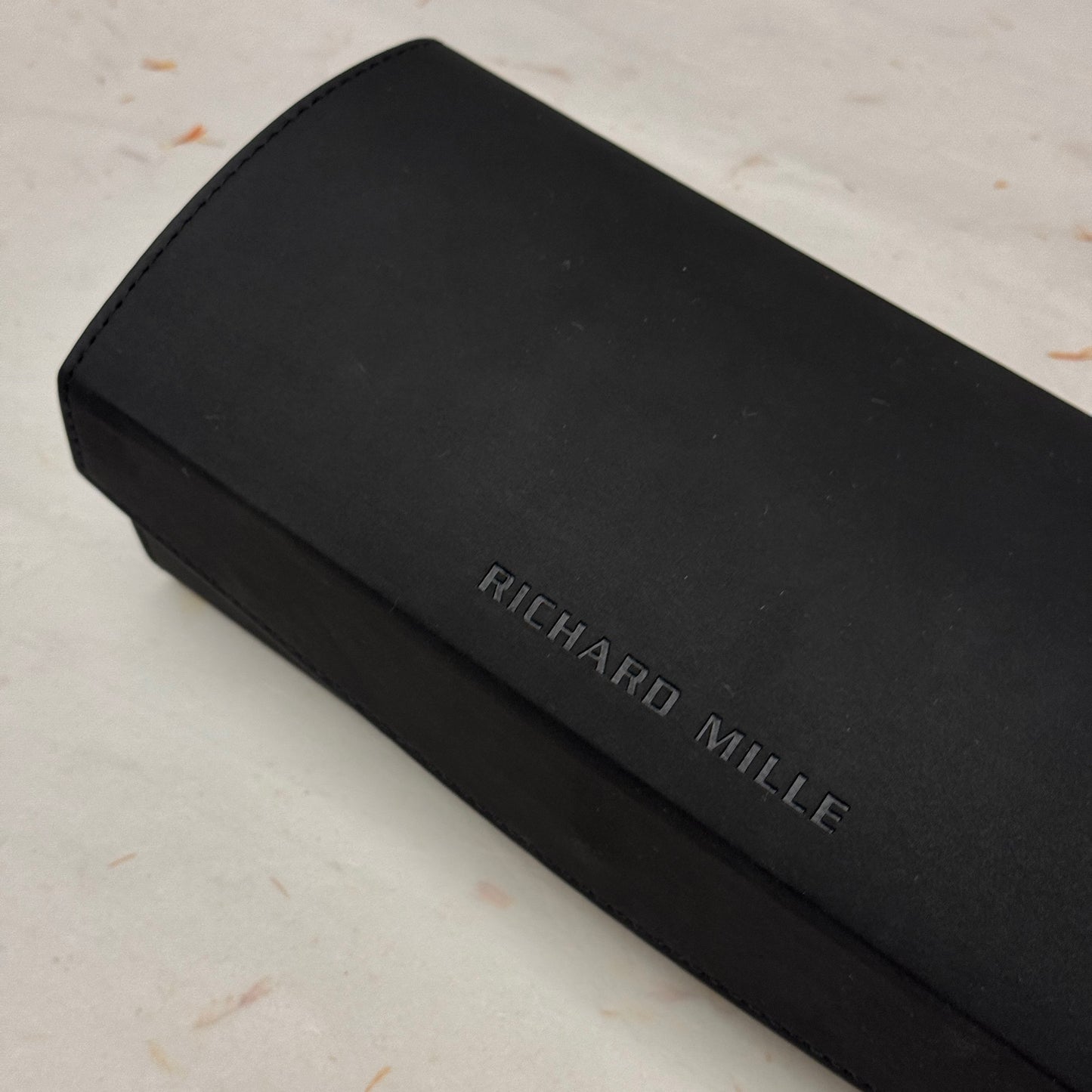 Richard Mille Matte Black Watch Box For Three Watches | Elegant Storage Solution