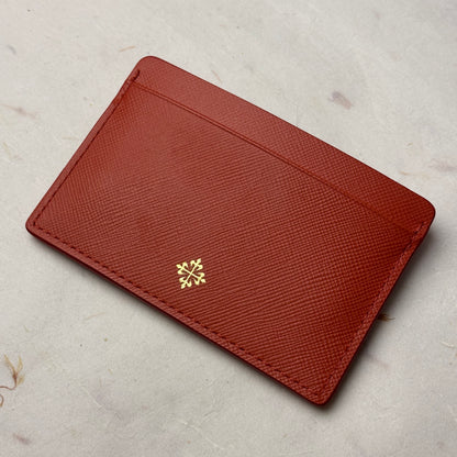 Patek Philippe Saffiano Leather Orange Cardholder For Vips | 2010 Edition